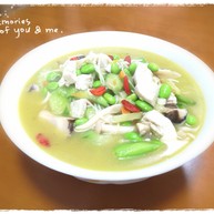 菌菇丝瓜炖豆腐