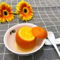 盐蒸橙子