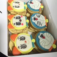 哆啦A梦翻糖曲奇饼干