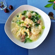 暖心牛肉面疙瘩汤