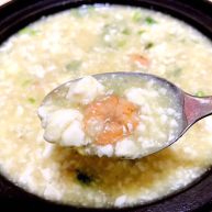 虾仁蛋黄豆花羹