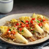 蒜蓉粉丝蒸娃娃菜