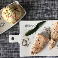 火腿香葱土豆泥