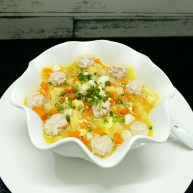 三丁肉丸粉丝汤