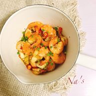 西班牙经典Tapas蒜味炒虾