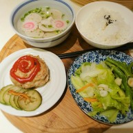 日式漢堡肉套餐