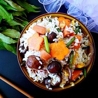 好吃到飘起来的田园菜拌葱油饭