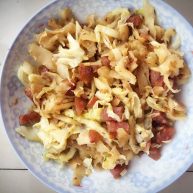 白菜肉丝炒饼