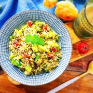 黄金牛油果藜麦炒饭