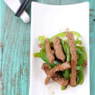 干煸青椒牛肉条