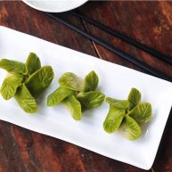让人不忍心下口的——翡翠饺子